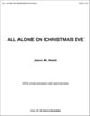 All Alone on Christmas Eve SATB choral sheet music cover